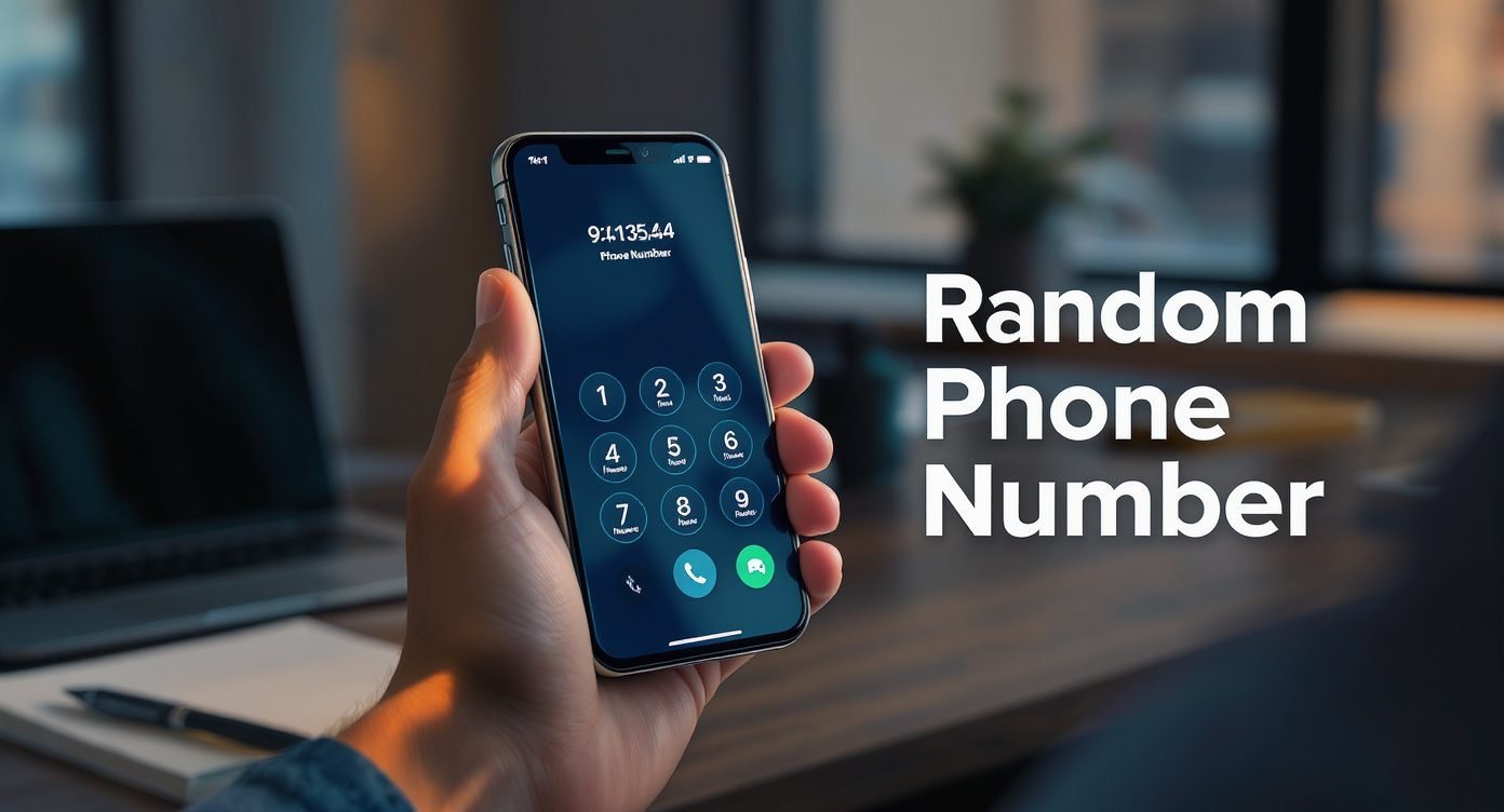 random phone number